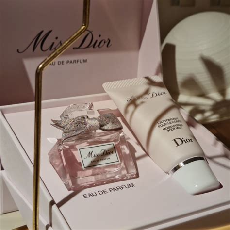 miss dior body milk gift set.